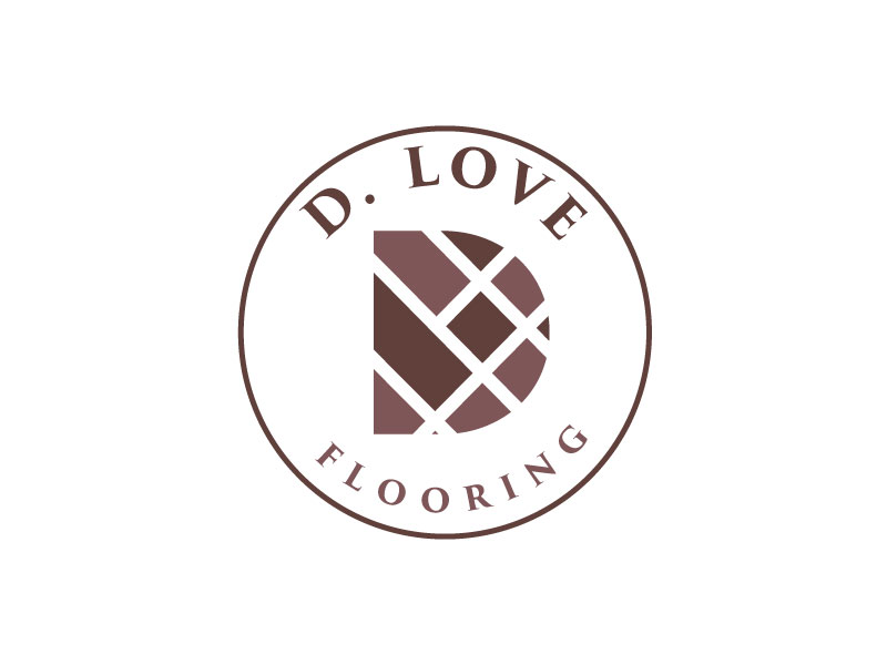 D. Love Flooring logo design by Erasedink