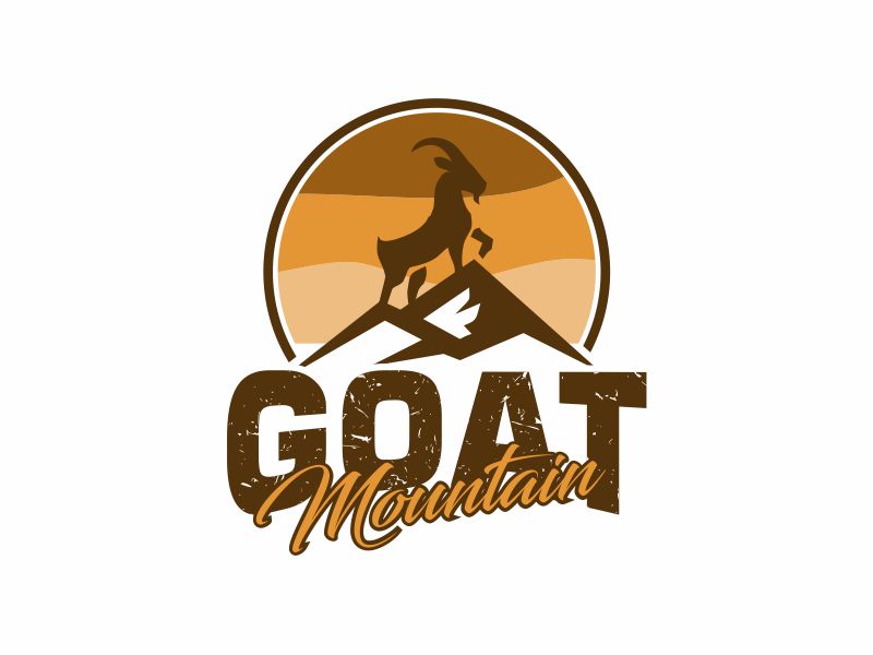 Goat Mountain logo design by Girly