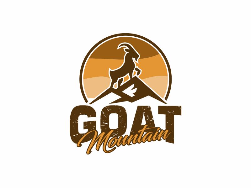 Goat Mountain logo design by Girly