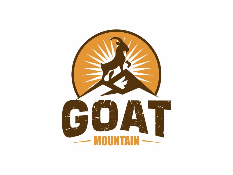 Goat Mountain logo design by Girly