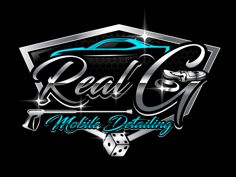 Real G Mobile Detailing logo design by DreamLogoDesign