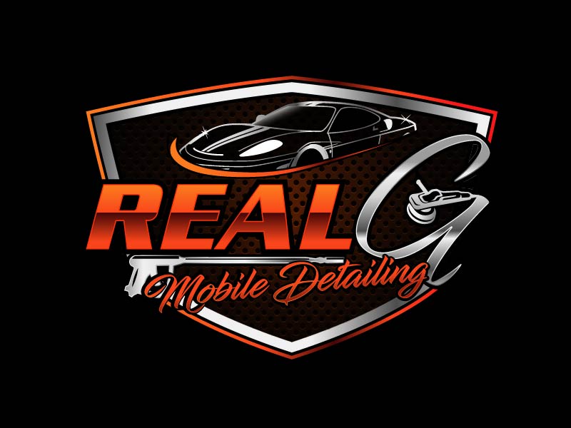 Real G Mobile Detailing logo design by axel182