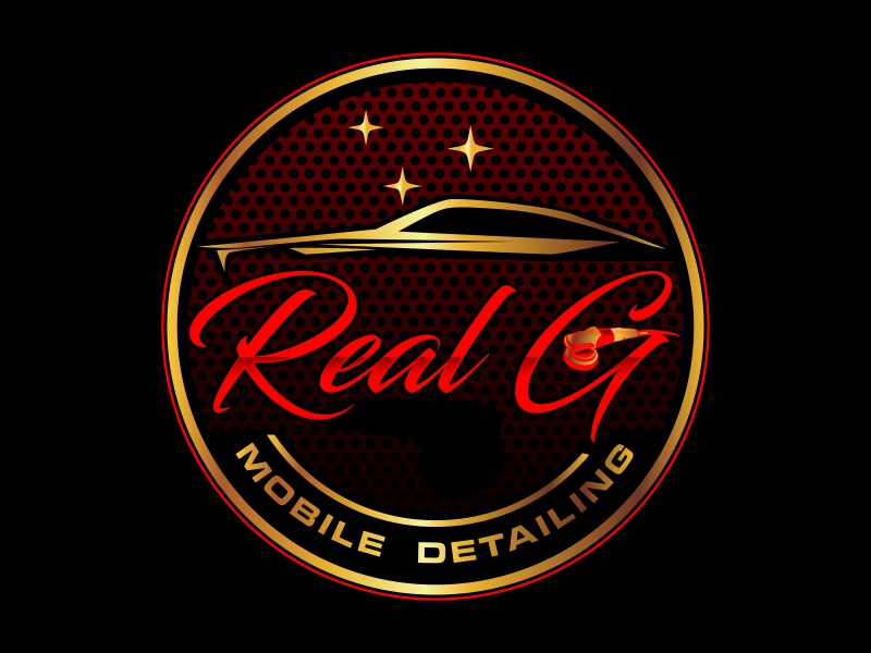 Real G Mobile Detailing logo design by qqdesigns