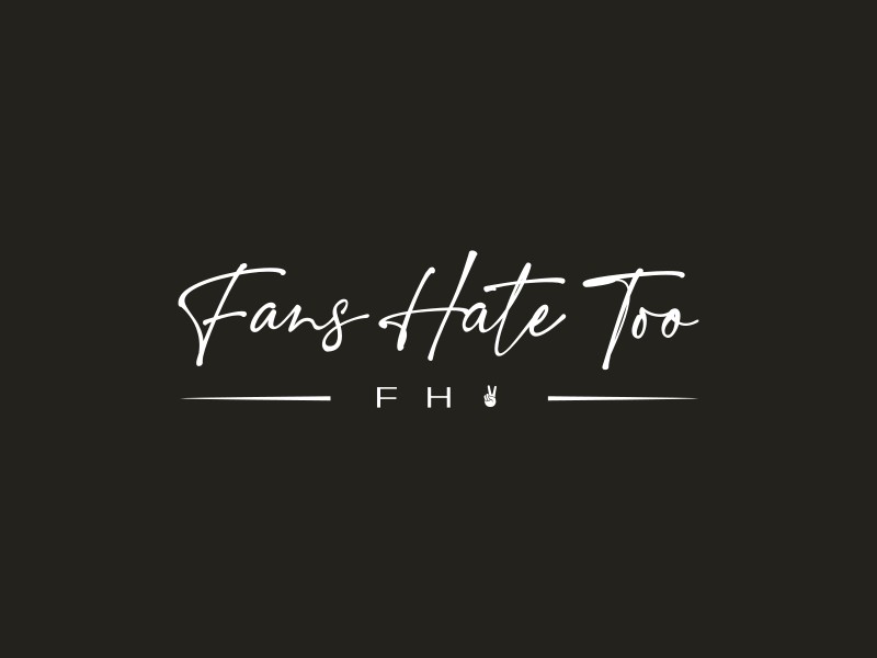 FH2 F.Fans H. Hate 2.✌?Or too logo design by gomadesign