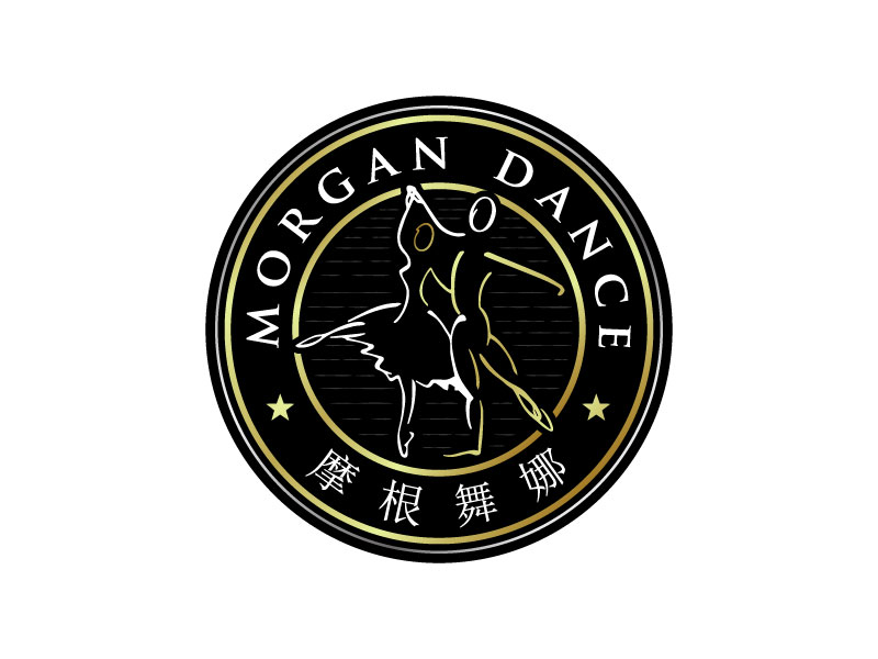 Morgan Dance logo design by bernard ferrer
