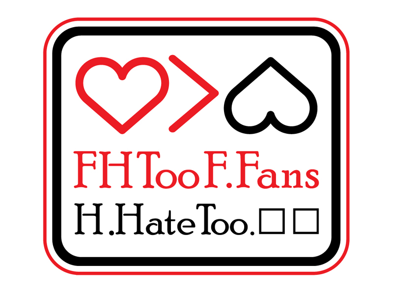 FH2 F.Fans H. Hate 2.✌?Or too logo design by DreamLogoDesign
