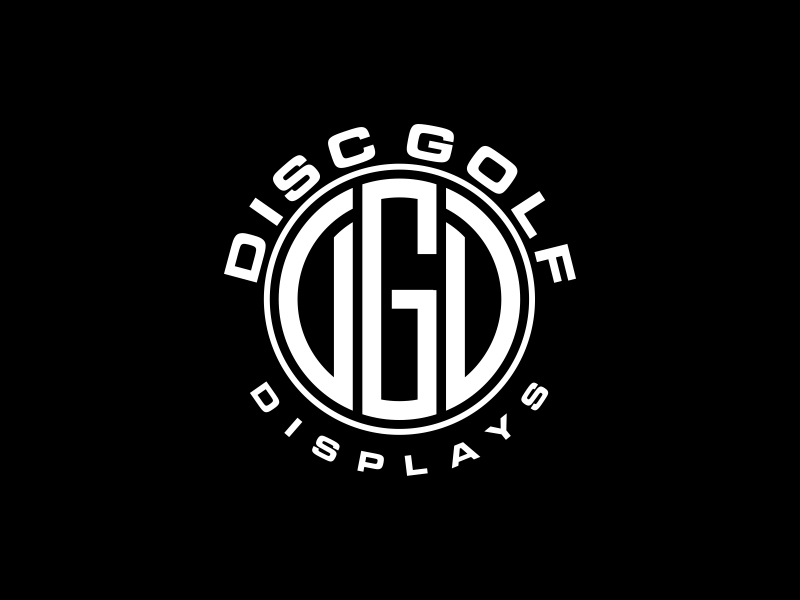 Disc Golf Displays logo design by GassPoll