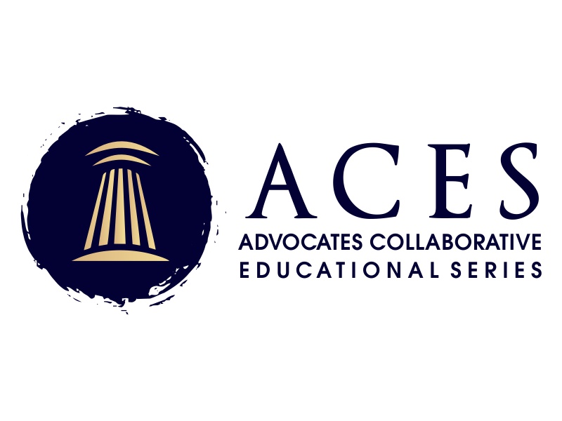 ACES (Advocates Collaborative Educational Series) logo design by JessicaLopes