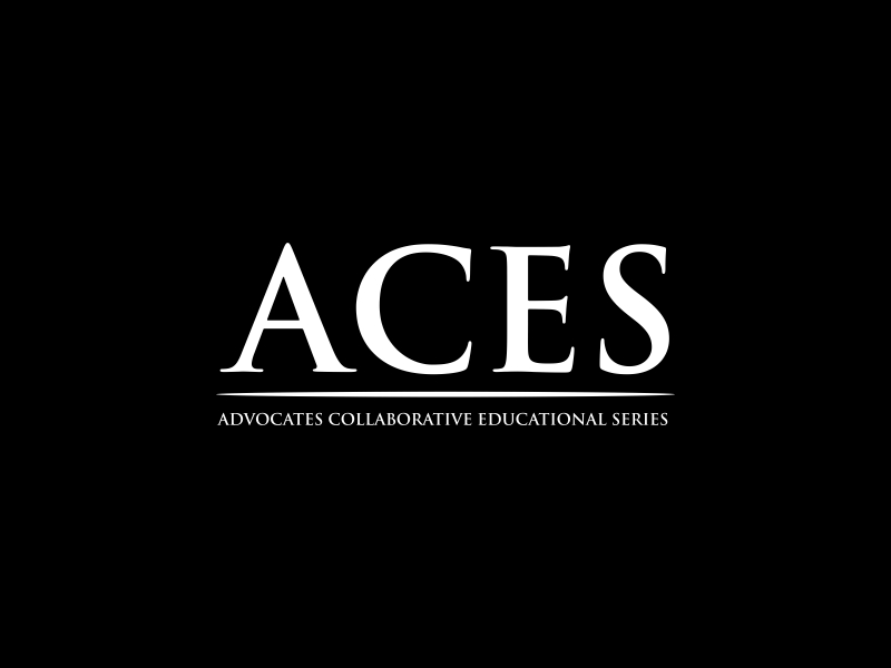 ACES (Advocates Collaborative Educational Series) logo design by GassPoll