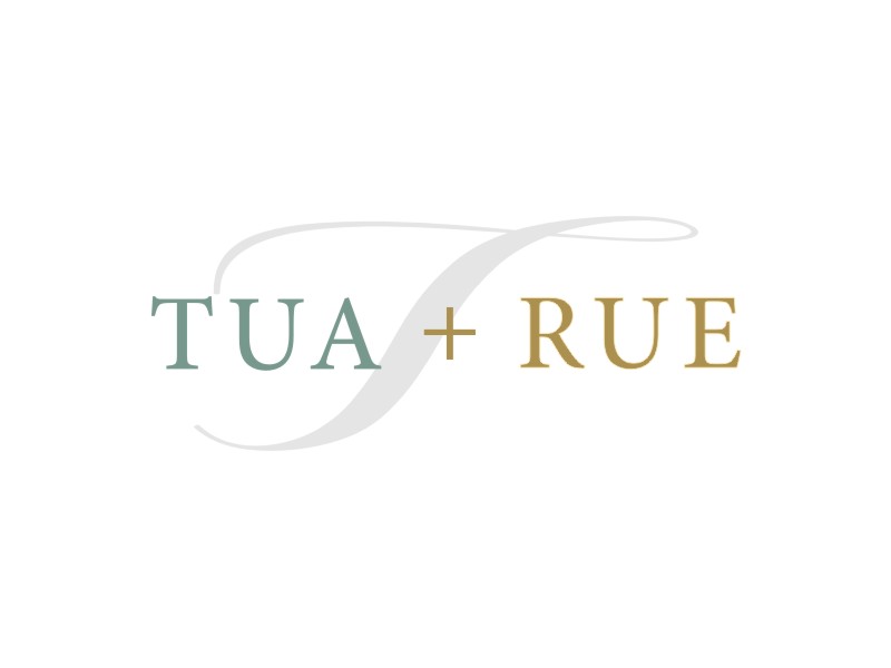 tua + rue logo design by Artomoro
