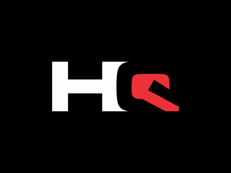 HQ logo design by hopee