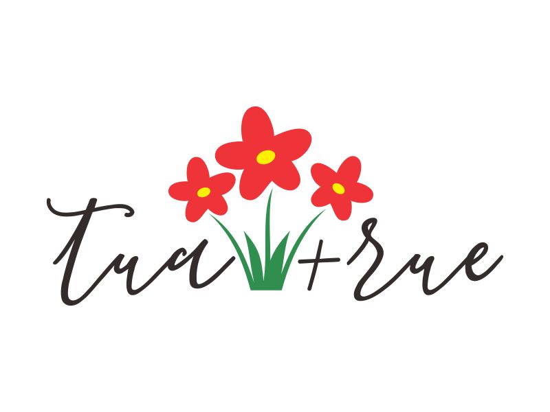 tua + rue logo design by savana
