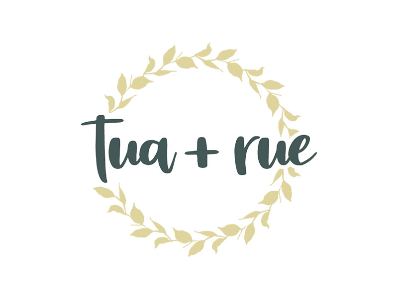 tua + rue logo design by kunejo