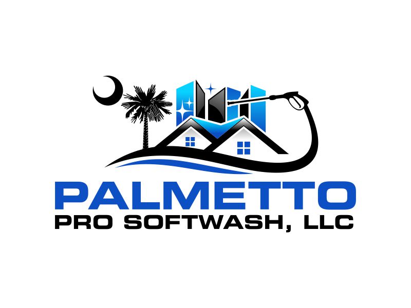 Palmetto Pro SoftWash, LLC logo design by ingepro