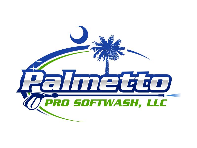 Palmetto Pro SoftWash, LLC logo design by ingepro