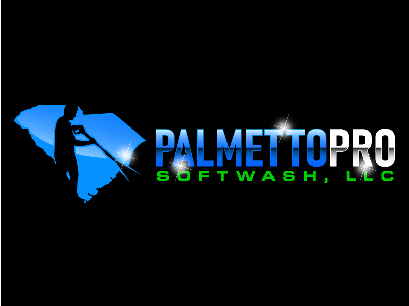 Palmetto Pro SoftWash, LLC logo design by daywalker