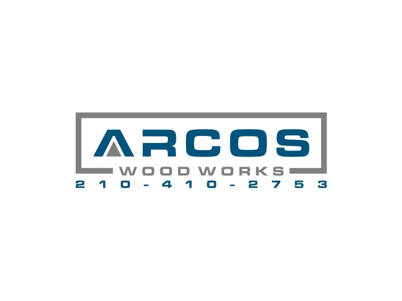 Arcos Wood Works  210-410-2753 logo design by jancok