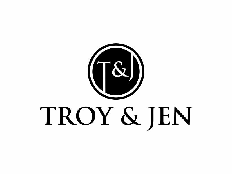 Troy & Jen logo design by y7ce
