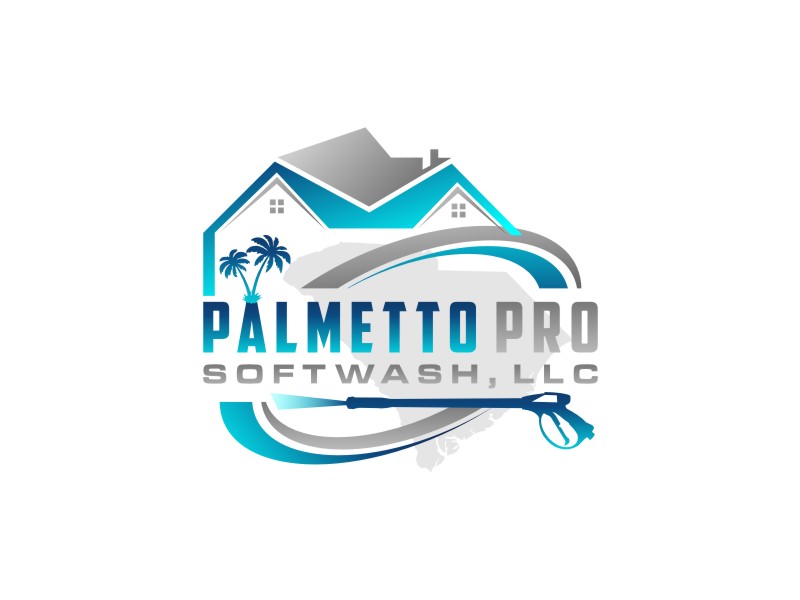 Palmetto Pro SoftWash, LLC logo design by Artomoro