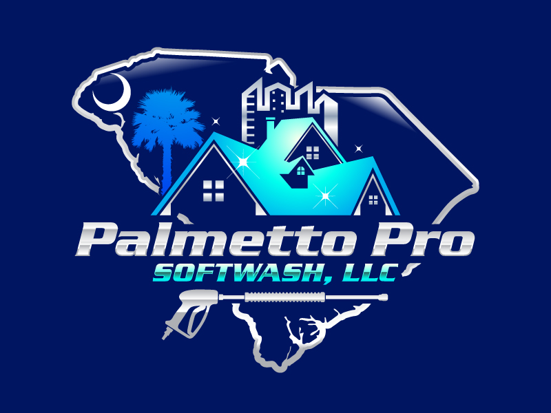 Palmetto Pro SoftWash, LLC logo design by uttam