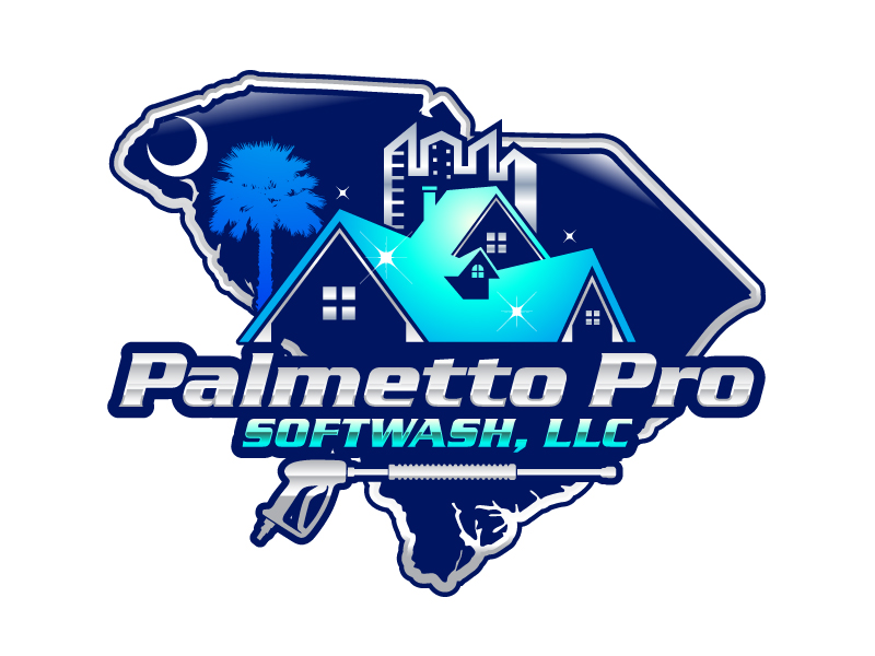 Palmetto Pro SoftWash, LLC logo design by uttam