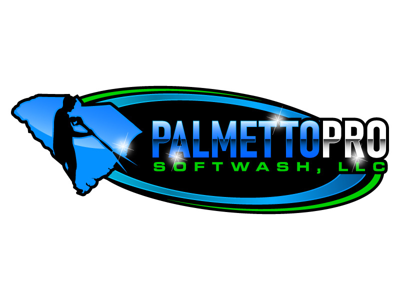 Palmetto Pro SoftWash, LLC logo design by daywalker