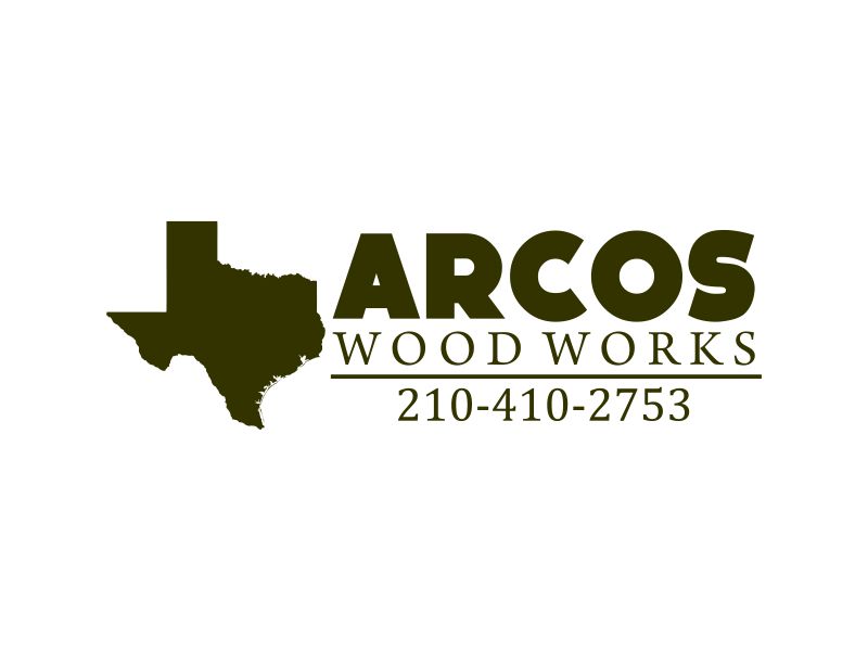 Arcos Wood Works  210-410-2753 logo design by BlessedGraphic