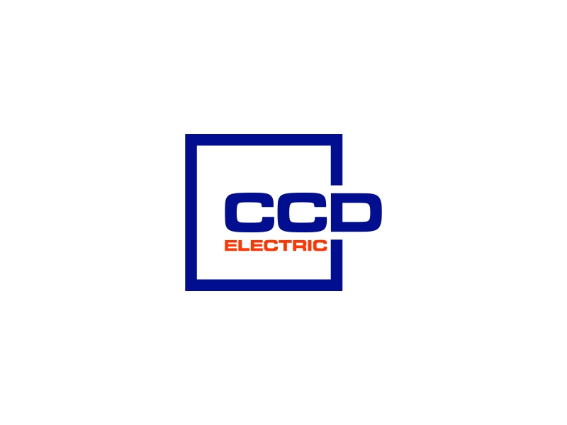 CCD Electric logo design by GassPoll