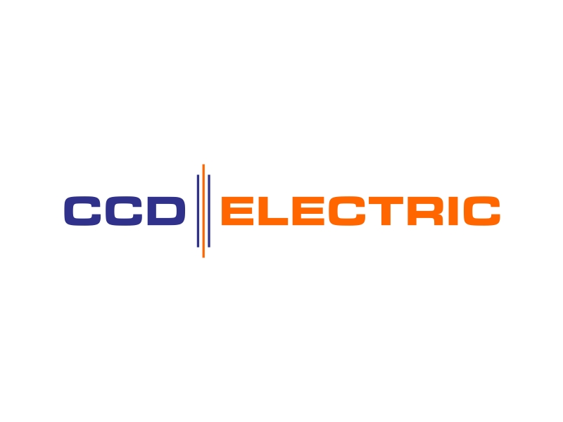 CCD Electric logo design by GassPoll