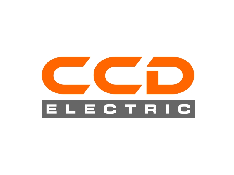 CCD Electric logo design by GassPoll