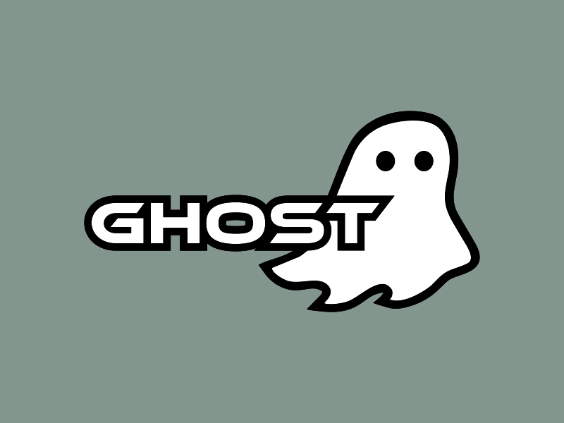 GHOST logo design by santrie