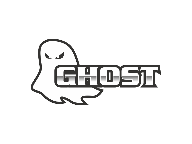 GHOST logo design by GassPoll