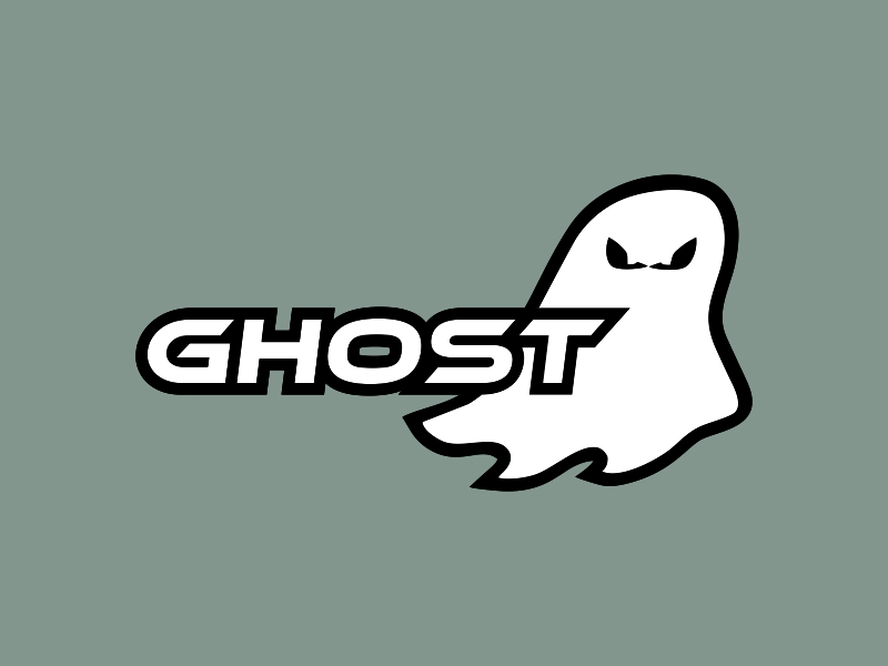 GHOST logo design by santrie