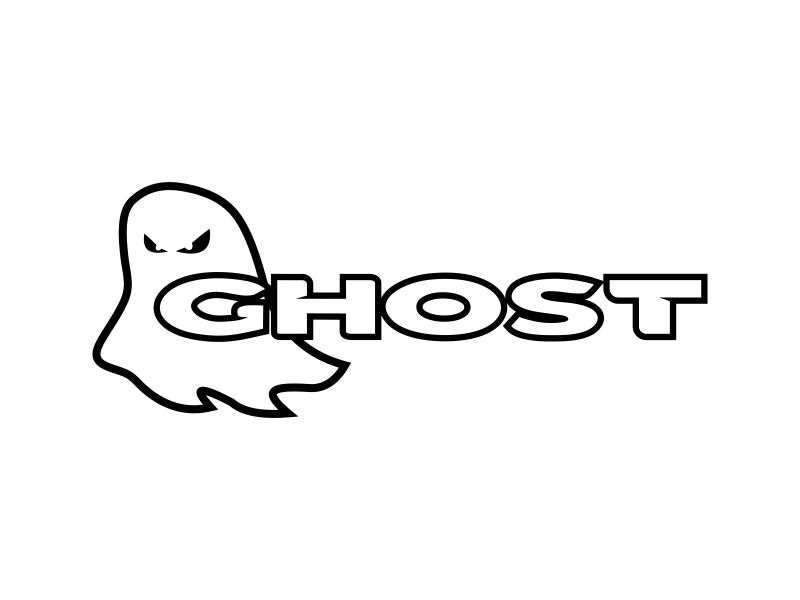 GHOST logo design by GassPoll