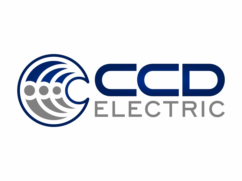 CCD Electric logo design by FriZign