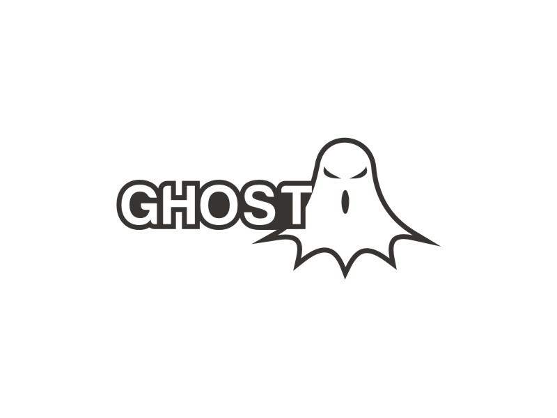 GHOST logo design by Artomoro