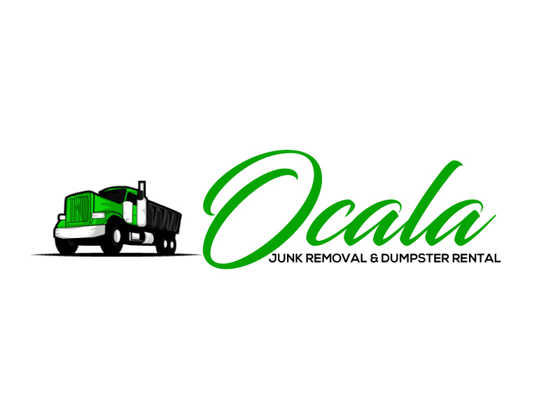 Ocala Junk Removal & Dumpster rental logo design by ElonStark