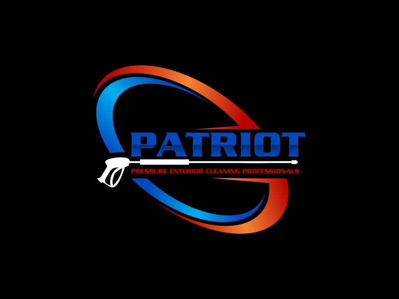 PATRIOT PRESSURE EXTERIOR CLEANING PROFESSIONALS logo design by oke2angconcept