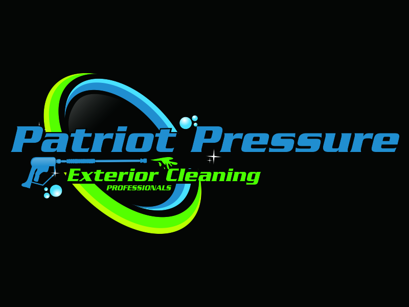 PATRIOT PRESSURE EXTERIOR CLEANING PROFESSIONALS logo design by Greenlight