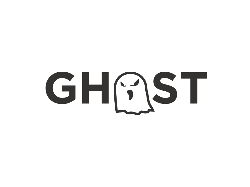 GHOST logo design by GassPoll