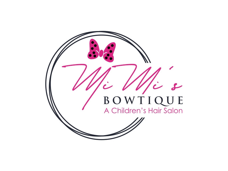 MiMi’s Bowtique A Children’s Hair Salon logo design by GassPoll
