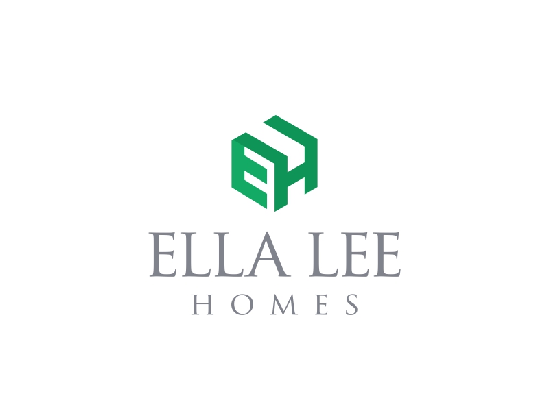 Ella Lee Homes logo design by Asani Chie