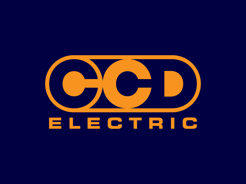 CCD Electric logo design by denfransko