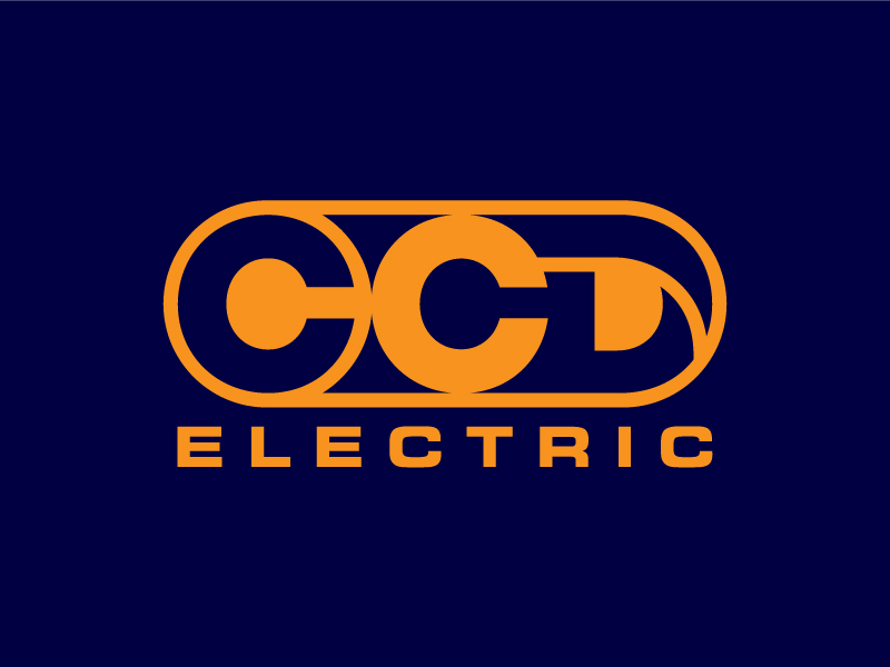 CCD Electric logo design by denfransko