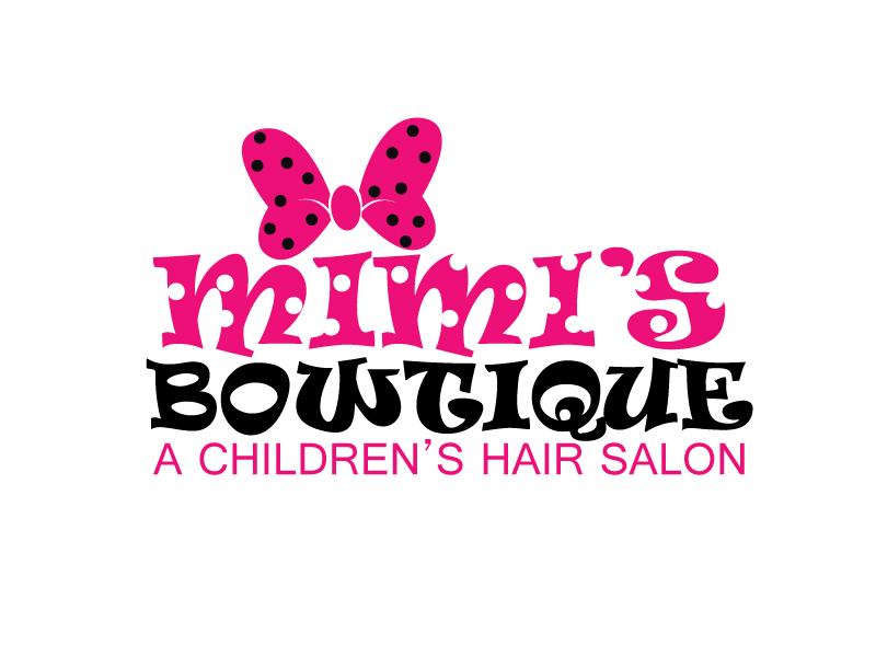 MiMi’s Bowtique A Children’s Hair Salon logo design by webmall