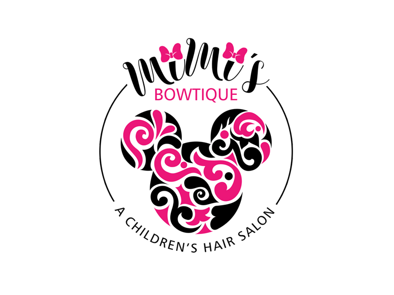 MiMi’s Bowtique A Children’s Hair Salon logo design by ingepro