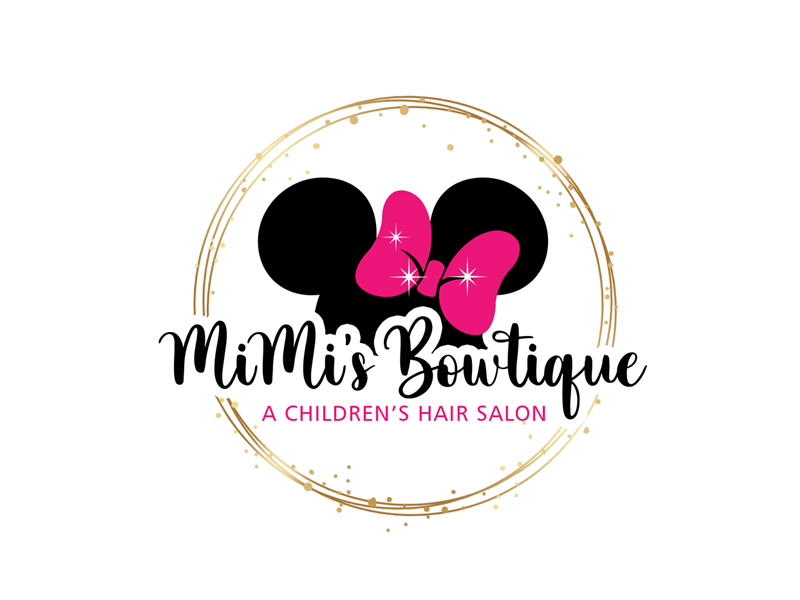 MiMi’s Bowtique A Children’s Hair Salon logo design by ingepro