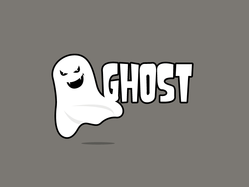 GHOST logo design by LogoInvent