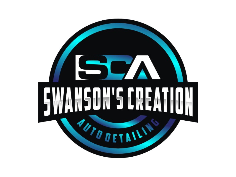 SWANSON'S CREATION AUTO DETAILING logo design by Artomoro