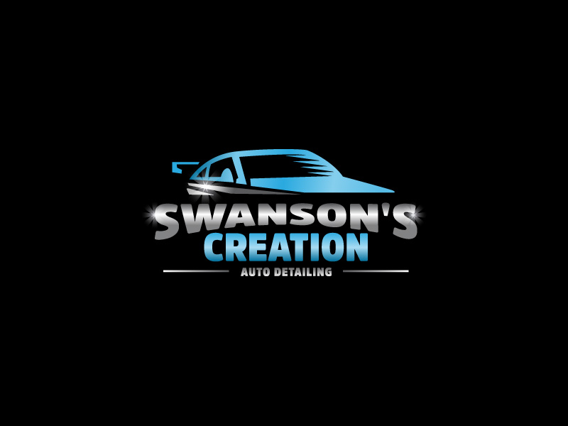 SWANSON'S CREATION AUTO DETAILING logo design by sigorip
